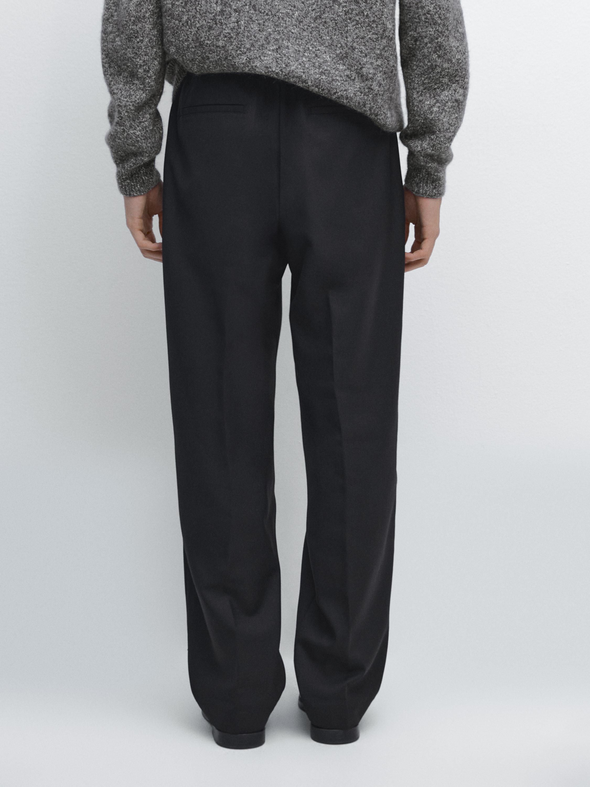 Relaxed fit trousers